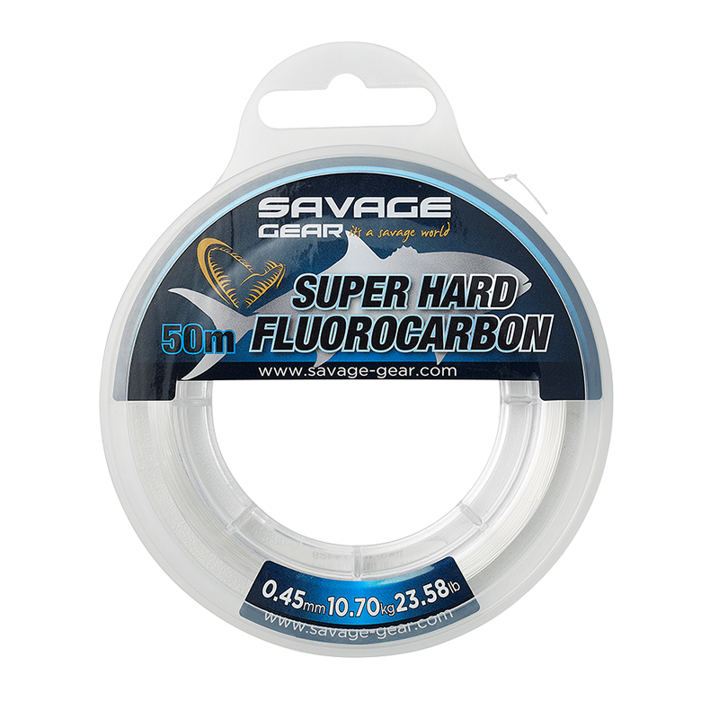 SAVAGE GEAR SUPER HARD FC 50M 0.45MM 10.70KG CLEAR