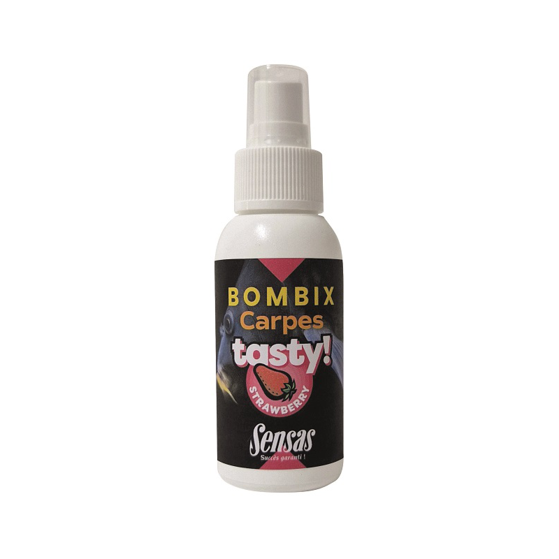 SENSAS BOMBIX CARP TASTY STRAWBERRY (EPER) 75ML