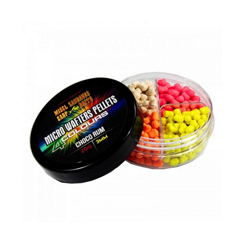 MISEL ZADRAVEC MICRO WAFTERS 4 COLOURS 3MM CHOCO RUM