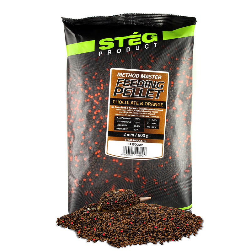 STÉG FEEDING PELLET 2MM CHOCOLATE-ORANGE 800G