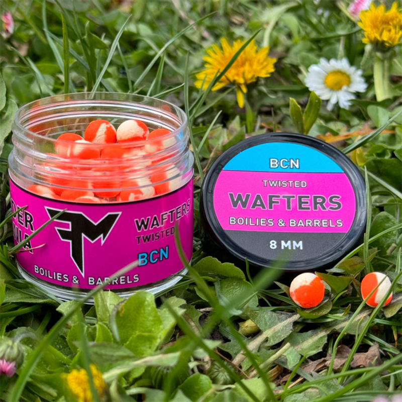 FEEDERMANIA WAFTERS TWISTED BOILIES & BARRELS 8 MM BCN