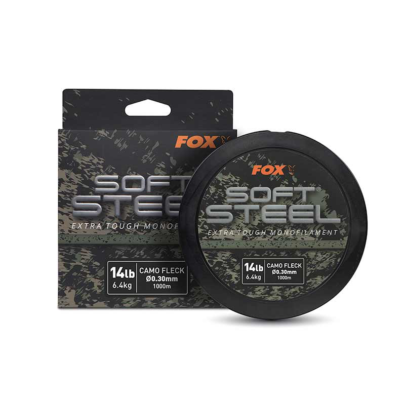 FOX SOFT STEEL FLECK CAMO MONO 1000M 0,40MM