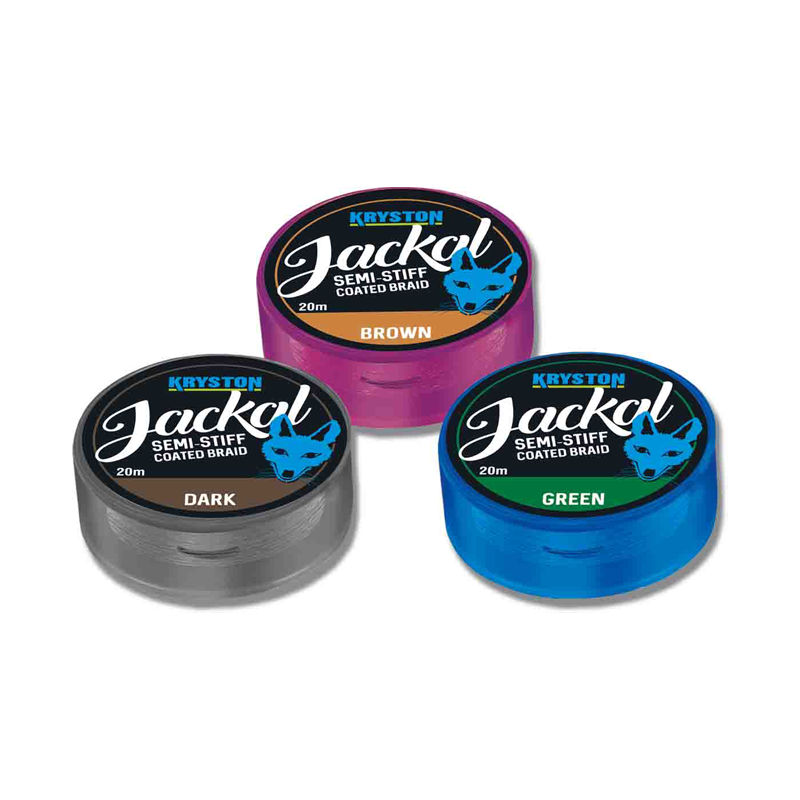KRYSTON JACKAL SEMI-STIFF OLIVE GREEN 20M 20LB