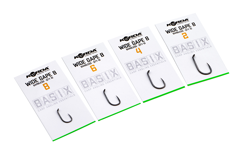 KORDA BASIX WIDE GAPE BARBLESS 2