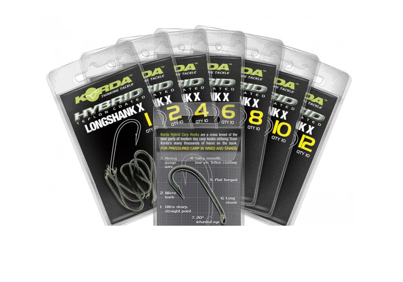 KORDA LONG SHANK X 10