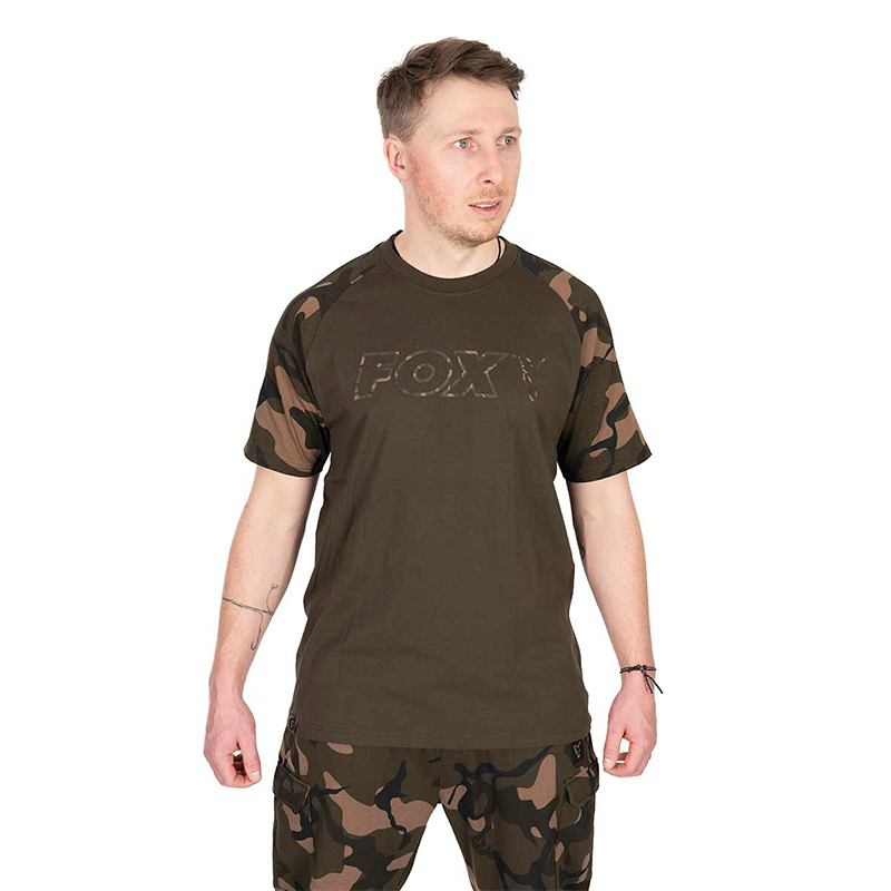 FOX KHAKI CAMO OUTLINE  T-SHIRT XXL