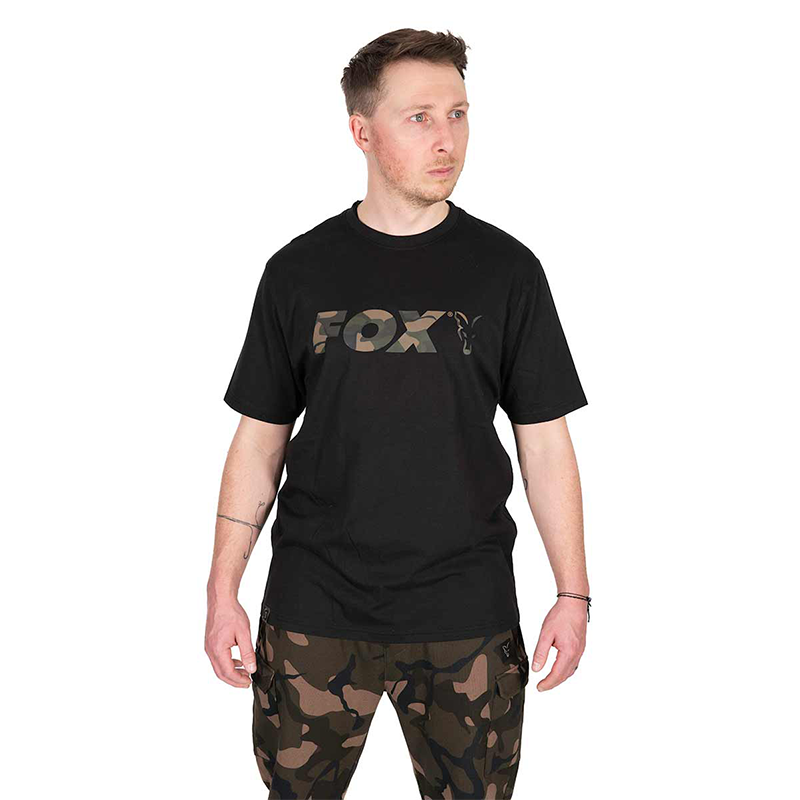 FOX BLACK CAMO LOGO T-SHIRT XL