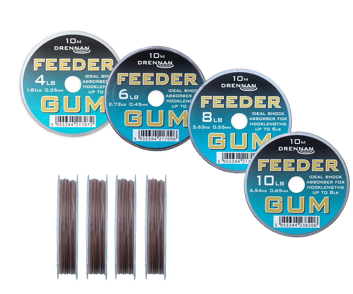 DRENNAN FEEDER GUM 8LB 10M