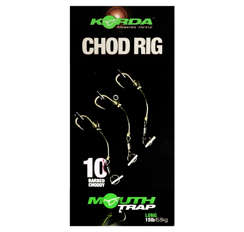 KORDA CHOD RIG LONG BARBED SIZE 8