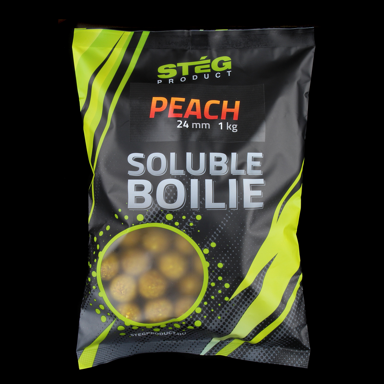 STÉG PRODUCT SOLUBLE BOILIE 24 MM CHILI-PEACH 1 KG
