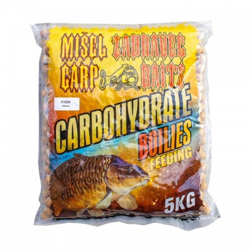 ZADRAVEC CARBOHYDRATE BOJLI FISH 20MM 5KG ZADRAVEC CARBOHYDRATE BOJLI FISH 20MM 5KG