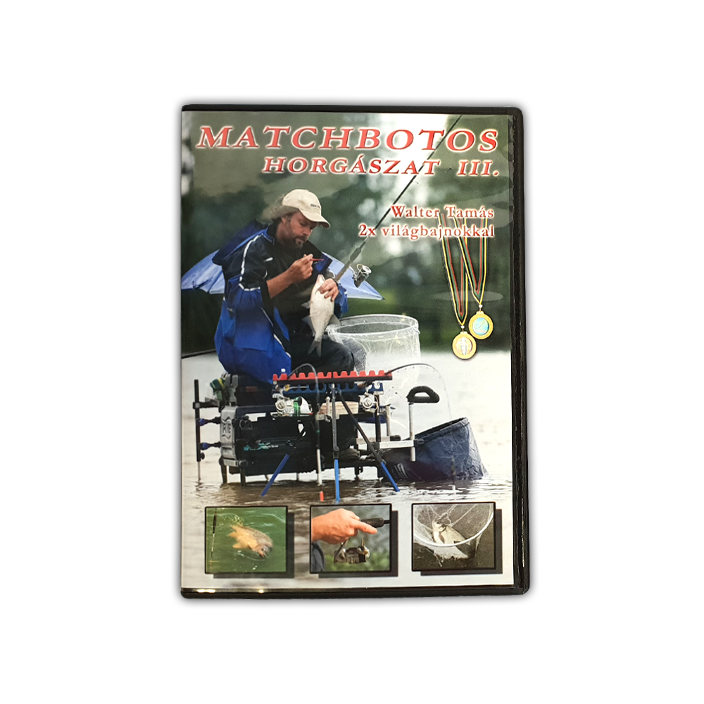 WALTER TAMÁS: MATCHBOTOS HORGÁSZAT 3. DVD