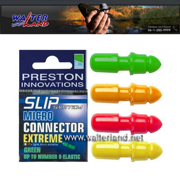 PRESTON SLIP MICRO EXTREME CONNECTOR RED