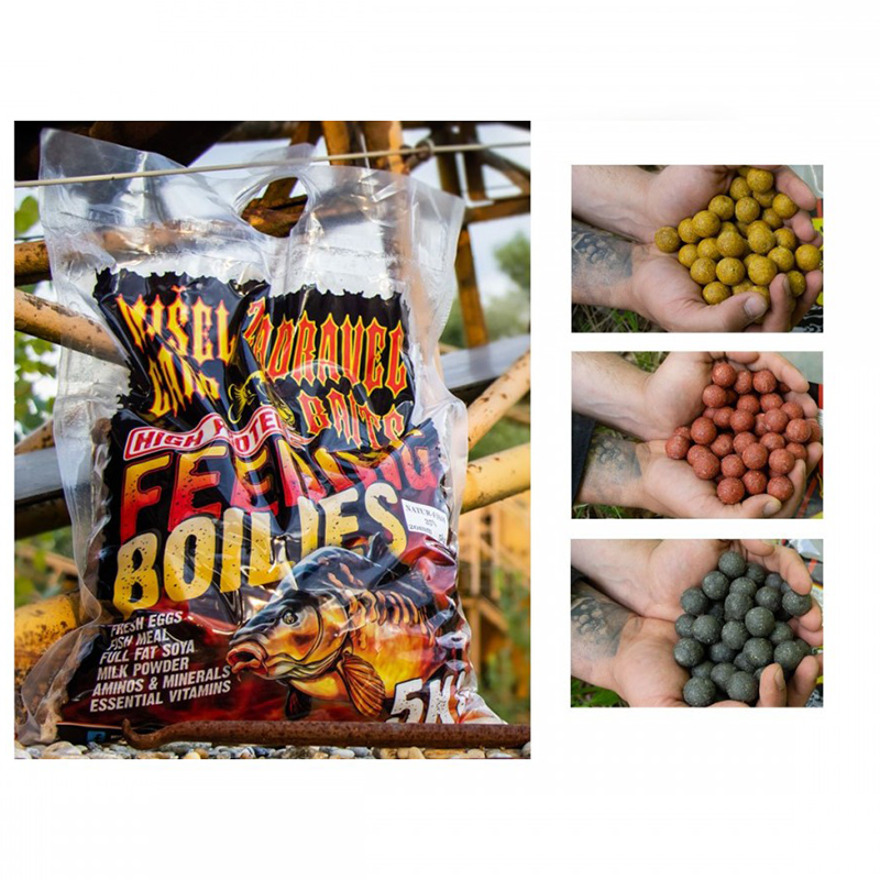 ZADRAVEC FEEDING BOILIE 5KG GARLIC-FRANKFURTER 20MM ZADRAVEC FEEDING BOILIE 5KG GARLIC-FRANKFURTER 20MM