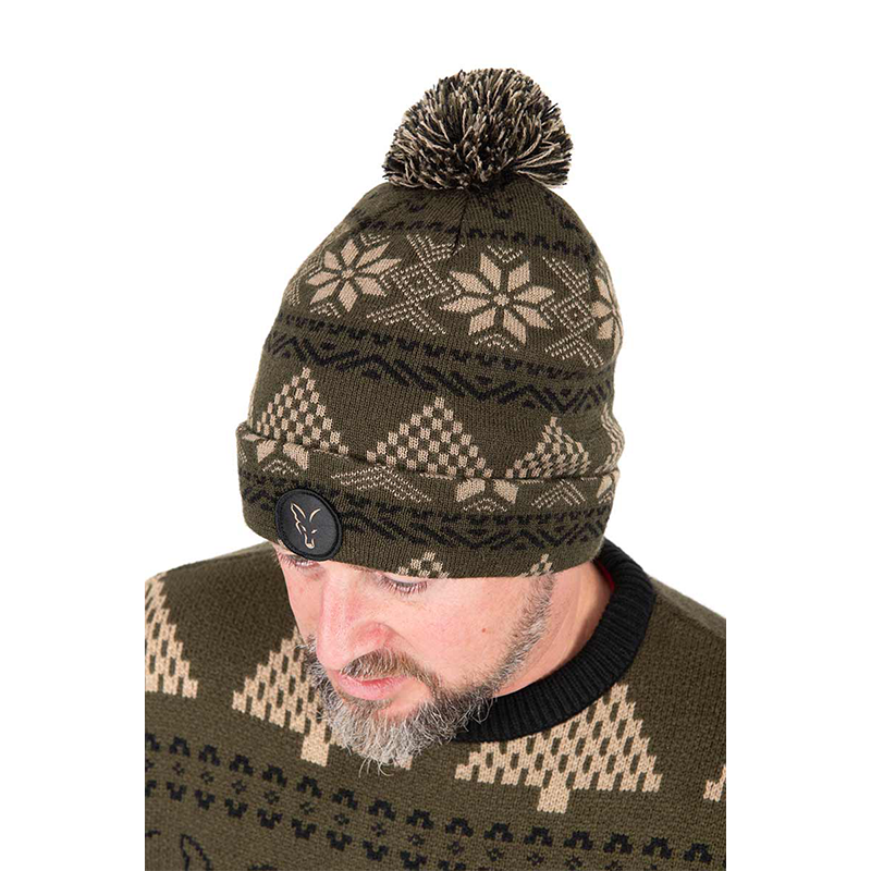 FOX FESTIVE BOBBLE HAT