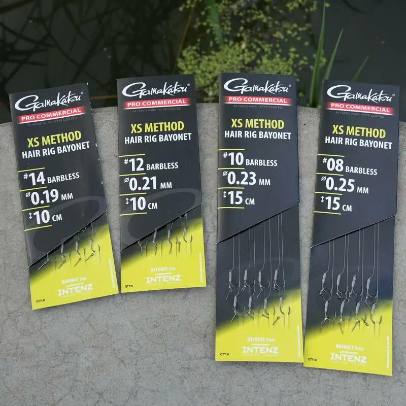 GAMAKATSU XS METHOD HAIR RIG BAYONET 10 - 0,23MM 15CM