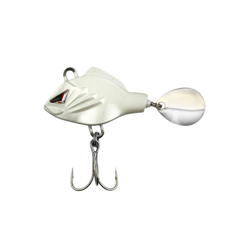 REIVA JIGGING SPINNER 15gr PEARL WHITE