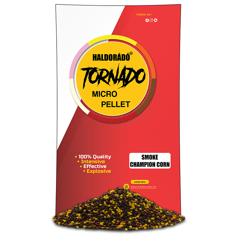 HALDORÁDÓ TORNADÓ SMOKE MICRO PELLET - CHAMPION CORN
