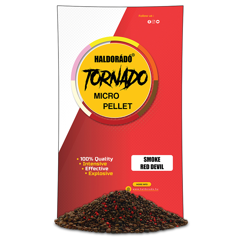xHALDORÁDÓ TORNADÓ SMOKE MICRO PELLET - RED DEVIL