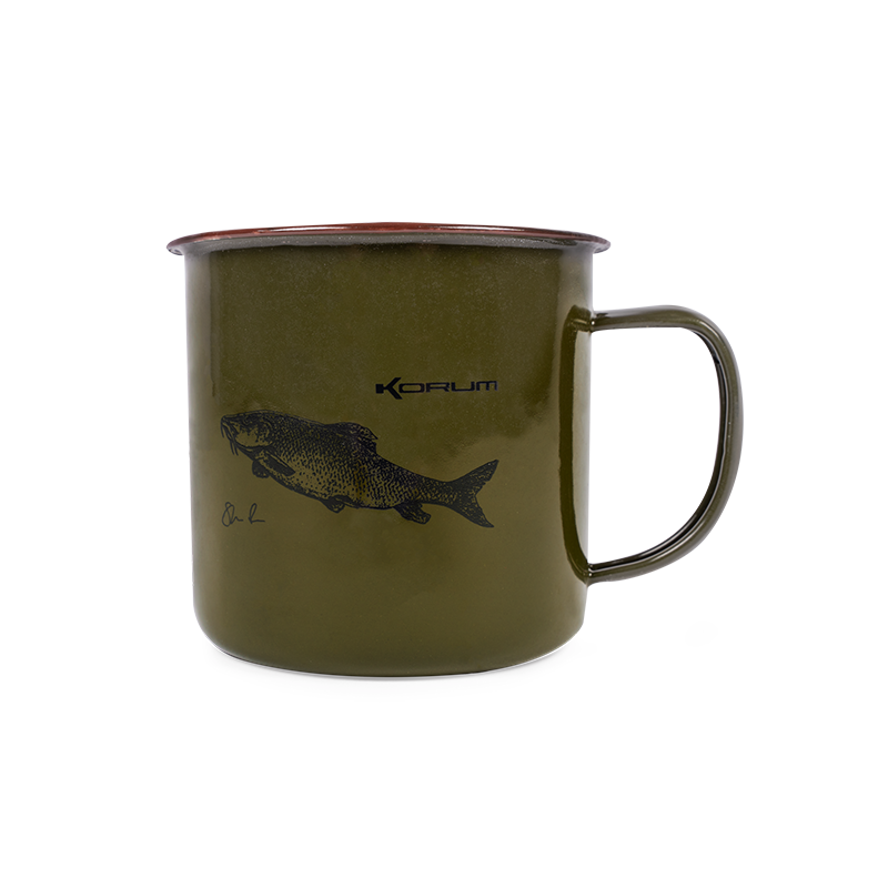 KORUM CLASSIC ENAMEL MUG BARBEL