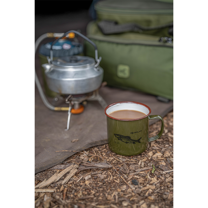KORUM CLASSIC ENAMEL MUG BARBEL