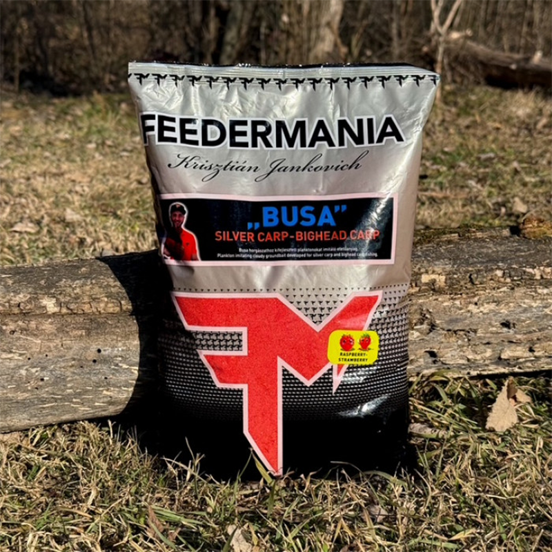 FEEDERMANIA BUSA GROUNDBAIT PRÉMIUM FENEKEZŐ MÁLNA-EPER 2500 GR