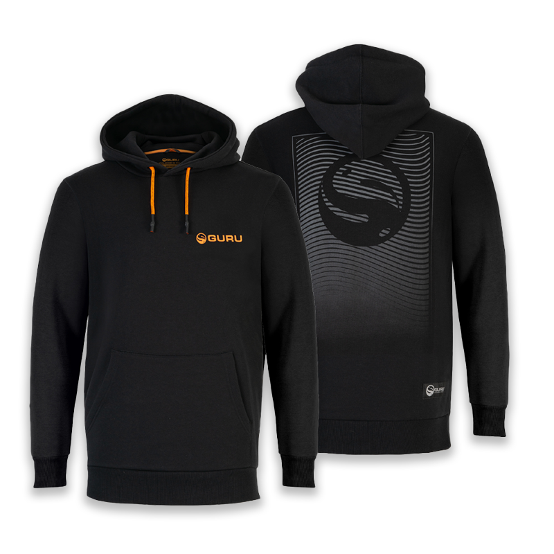 GURU BLACK LIGHTWEIGHT HOODIE S