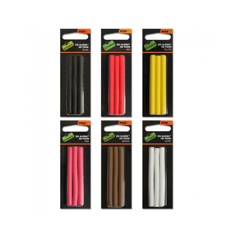 FOX ZIG FOAM SLEEVES x 3 RED