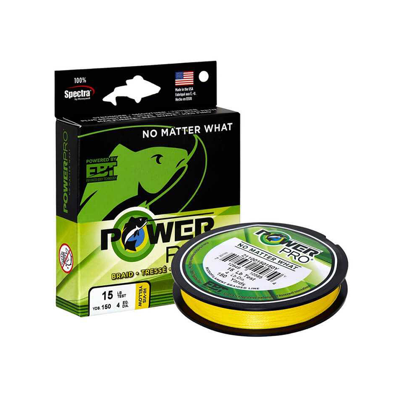 POWER PRO 135M HI-VIS YELLOW 0,15MM 