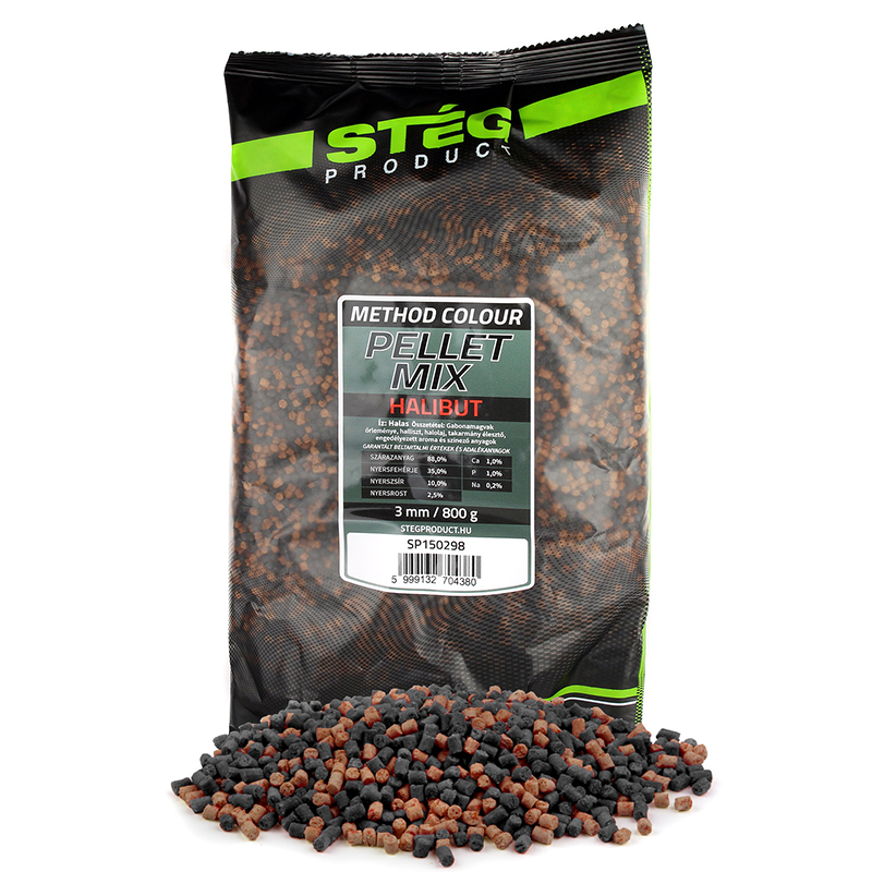 STÉG PELLET MIX 800G 3MM HALIBUT