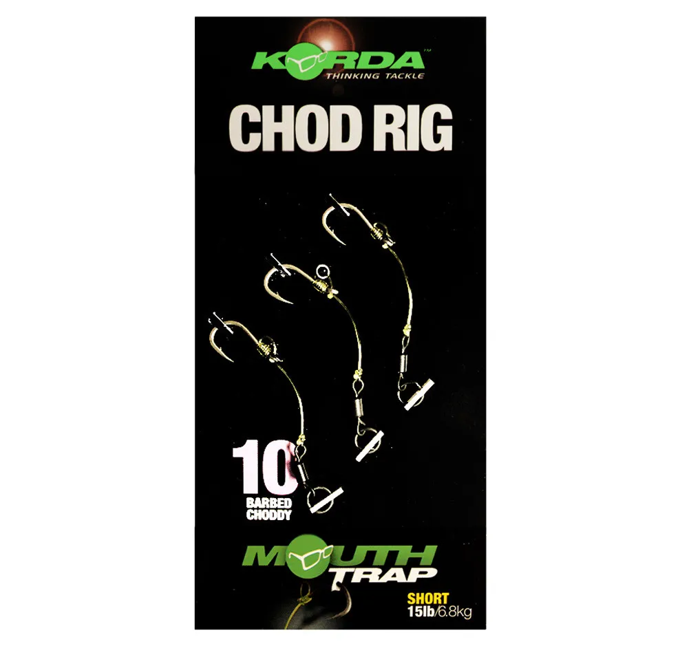 KORDA CHOD RIG SHORT BARBED SIZE 6