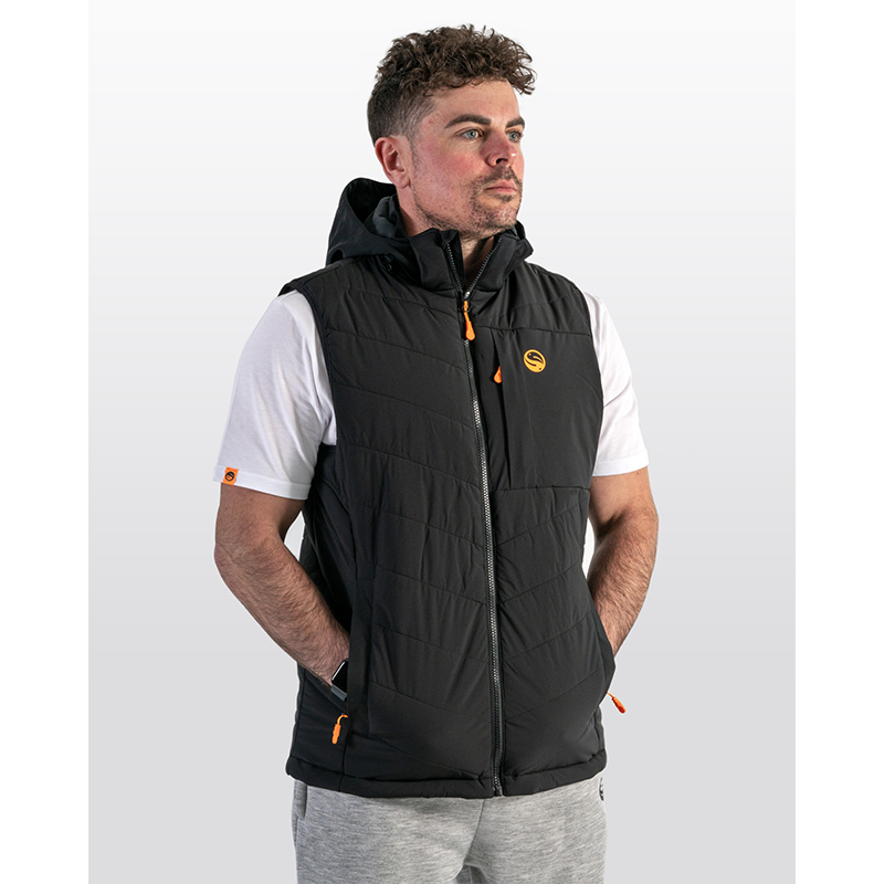 GURU HYBRID GILET BLACK - XXL