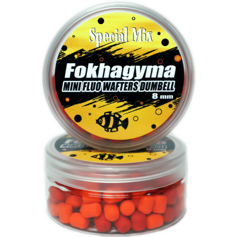 SPECIÁL MIX FLUO WAFTERS DUMBELL 8MM FOKHAGYMA