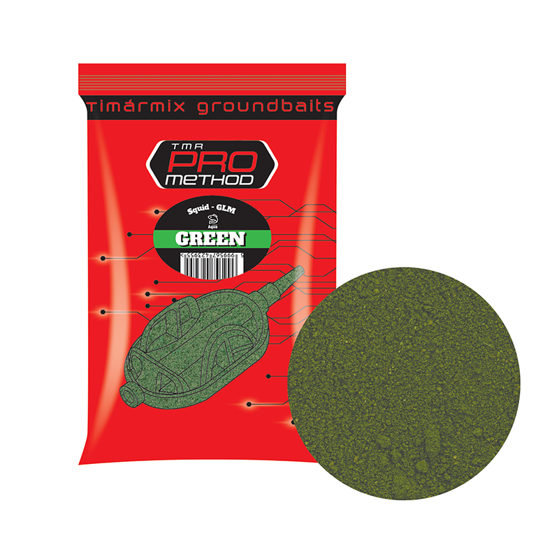 TIMÁR MIX PRO METHOD GREEN (SQUID/GLM) 1KG