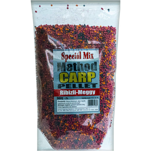 SPECIÁL MIX METHOD CARP PELLET RIBIZLI MEGGY 500GR