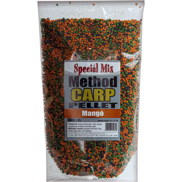 SPECIÁL MIX METHOD CARP PELLET MANGÓ 500GR