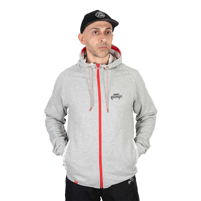 FOX RAGE VOYAGER HOODY LIGHT GREY - XL