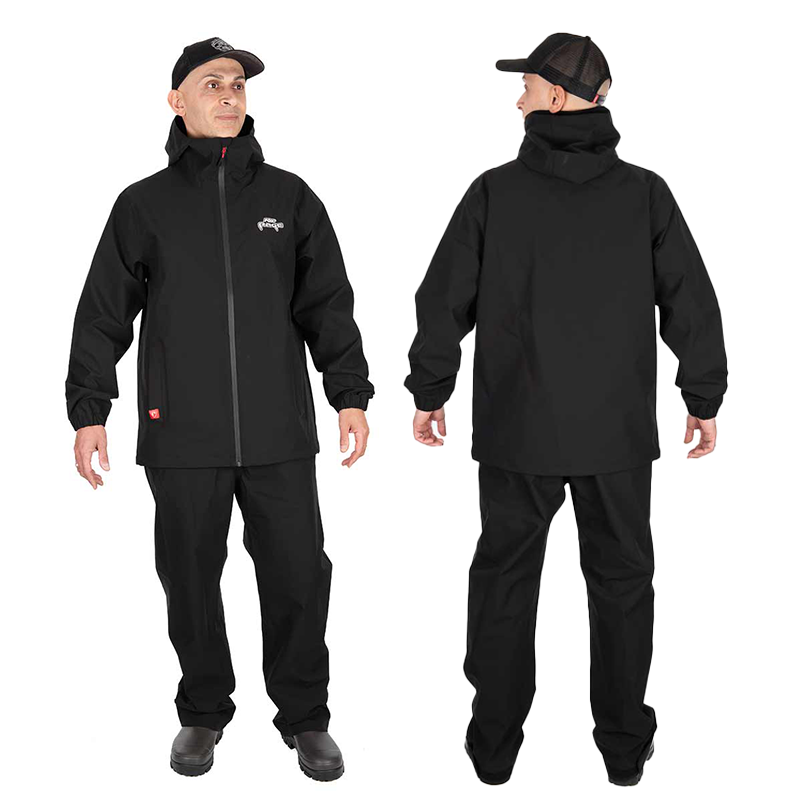 FOX RAGE RAINSUIT SALOPETTES & JACKET - S