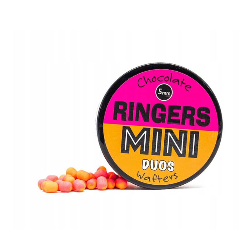 RINGERS MINI DUOS WAFTER 5MM ORANGE&PINK