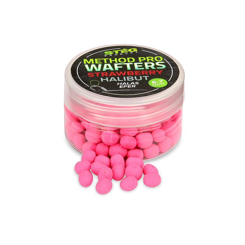 STÉG METHOD PRO WAFTERS 6-7MM STRAWBERRY-HALIBUT