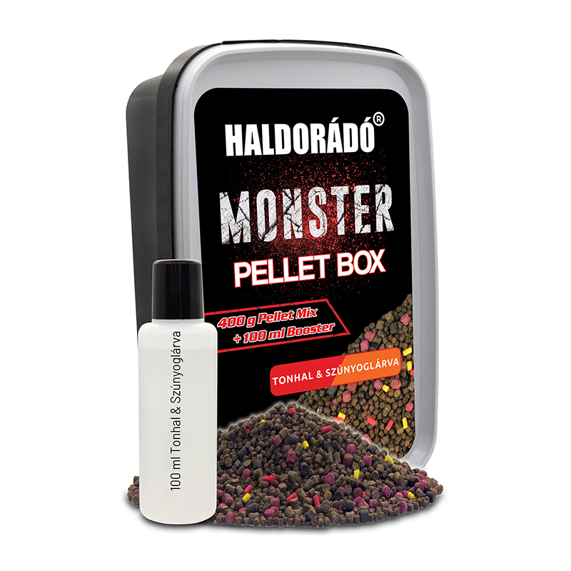 xHALDORÁDÓ MONSTER PELLET BOX - TONHAL & SZÚNYOGLÁRVA