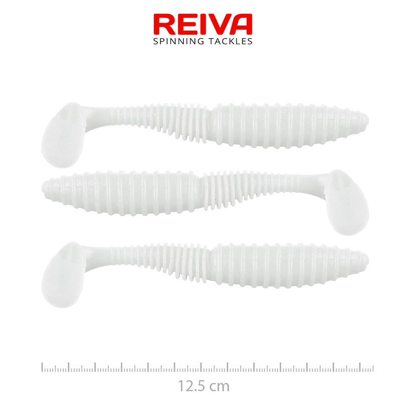 REIVA ZANDER POWER SHAD 12,5CM CLASSIC WHITE