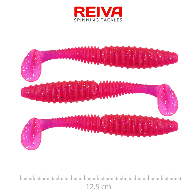 REIVA ZANDER POWER SHAD 12,5CM JAPANESE RED