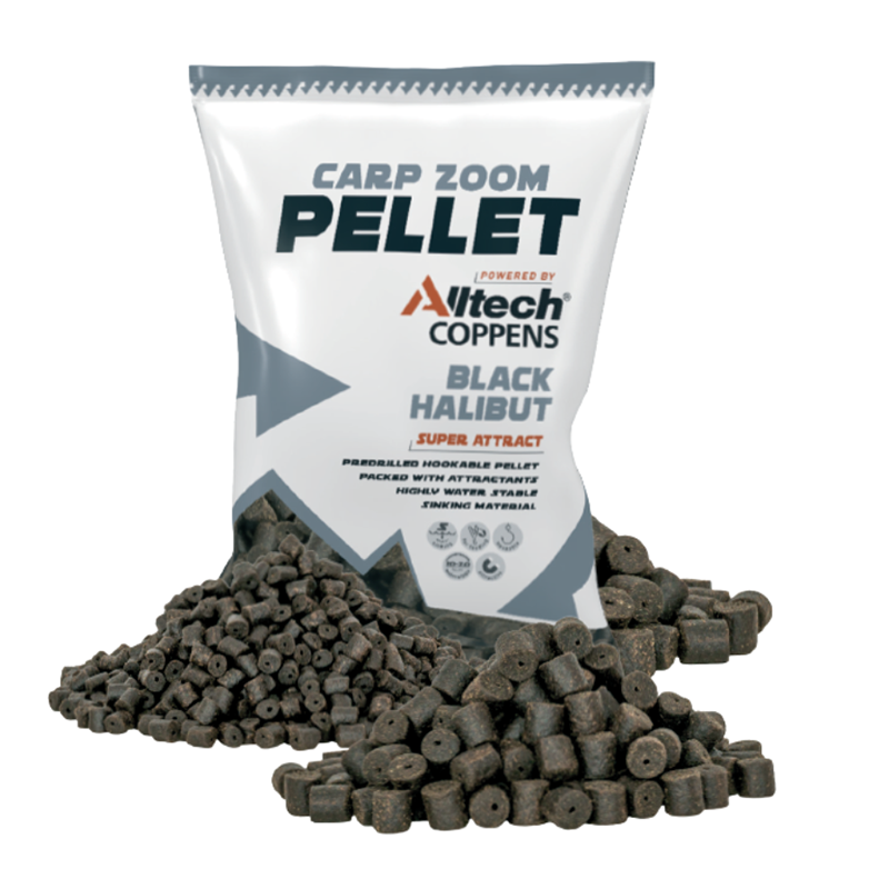 CARP ZOOM BLACK HALIBUT PELLET FÚRT 20MM 5KG