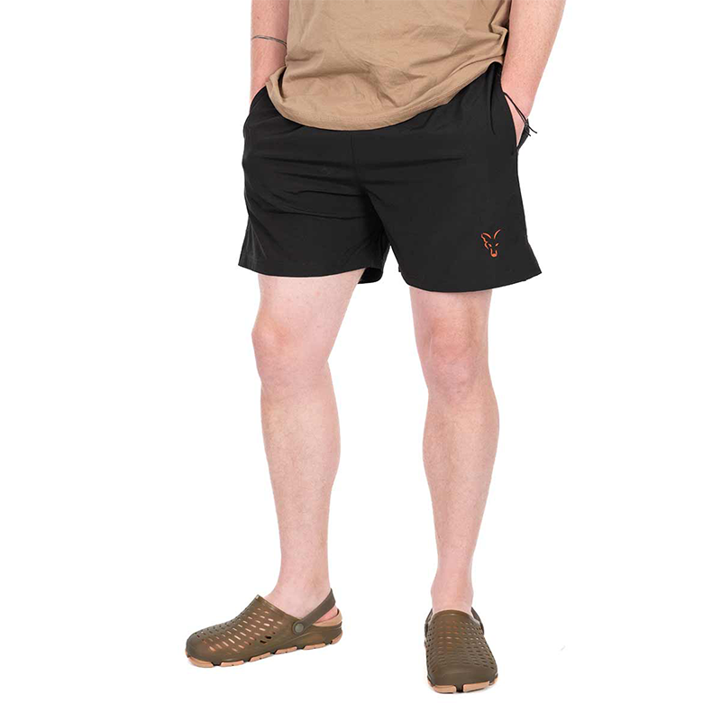 FOX COLLECTION BLACK LW SWIMMING SHORT - S