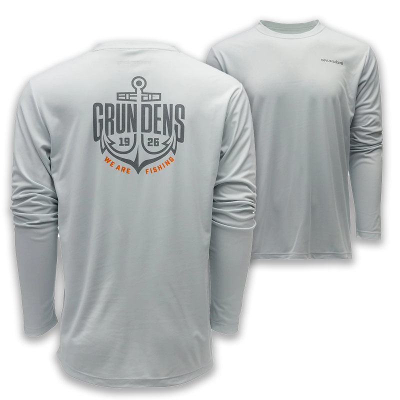 GRUNDÉNS LOGO ANCHOR LS TECH TEE XL
