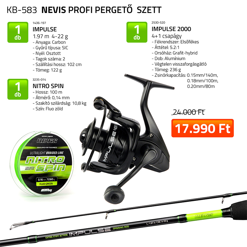 NEVIS PROFI PERGETŐ SZETT (KB-583)