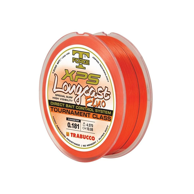 TRABUCCO T-FORCE XPS LONG CAST FLUO 1200M 0,25 MM