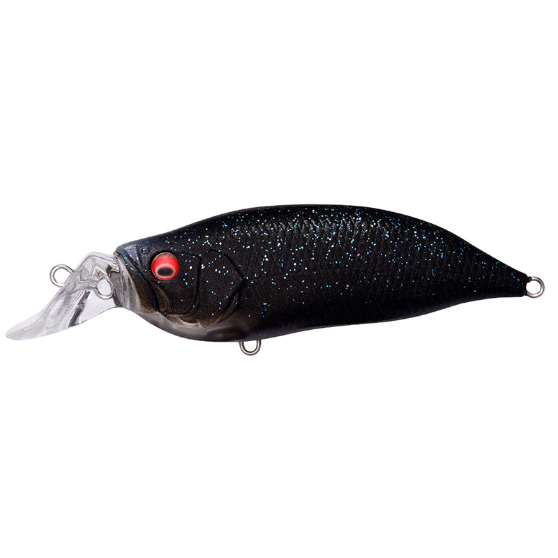 MEGABASS IXI SHAD TYPE-R 57MM BLACK HOLE