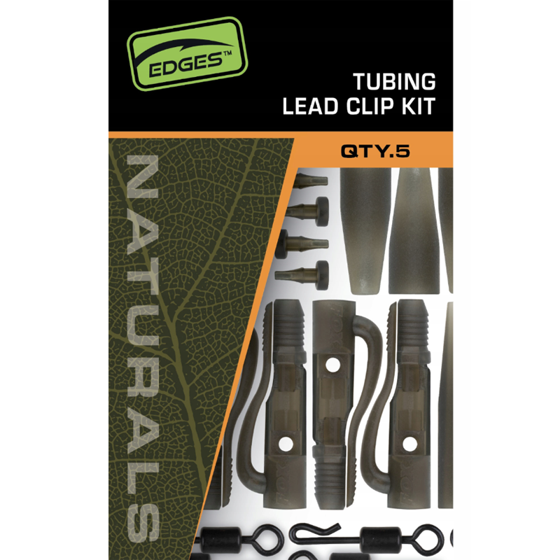 FOX EDGES NATURALS TUBING LEADCLIP KIT